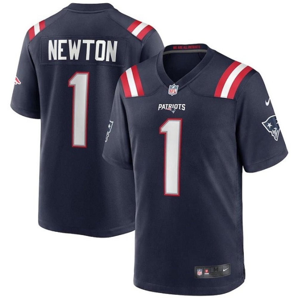 🏈🆕 CAM NEWTON NEW ENGLAND PATRIOTS LEGEND JERSEY - 3X - MEN